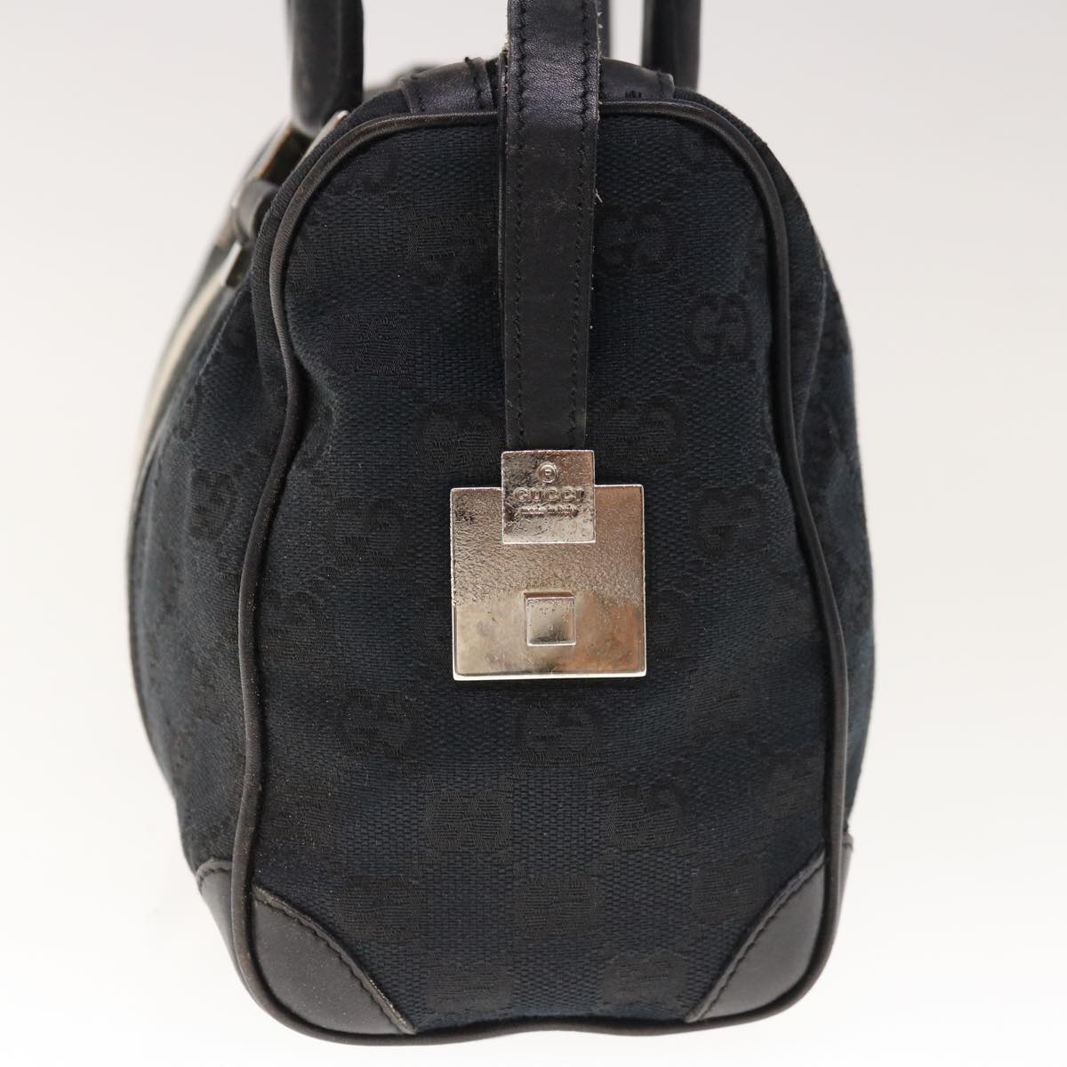 GUCCI GG Canvas Shoulder Bag Black White 0000851 10502