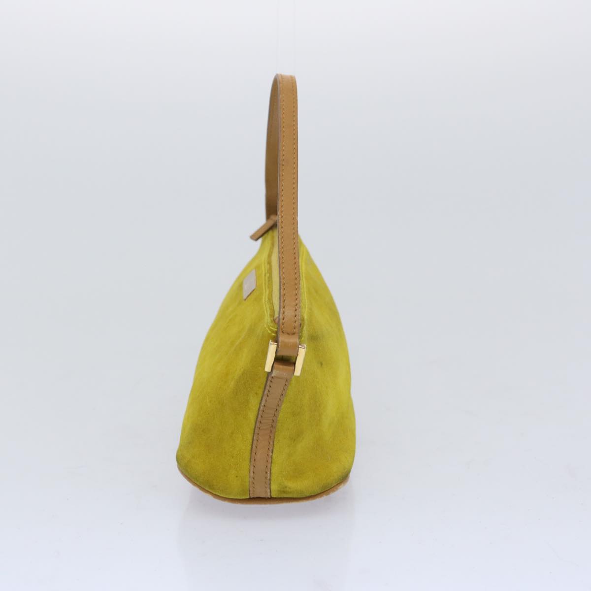 GUCCI Accessory Pouch Suede Yellow 039 1103 10535