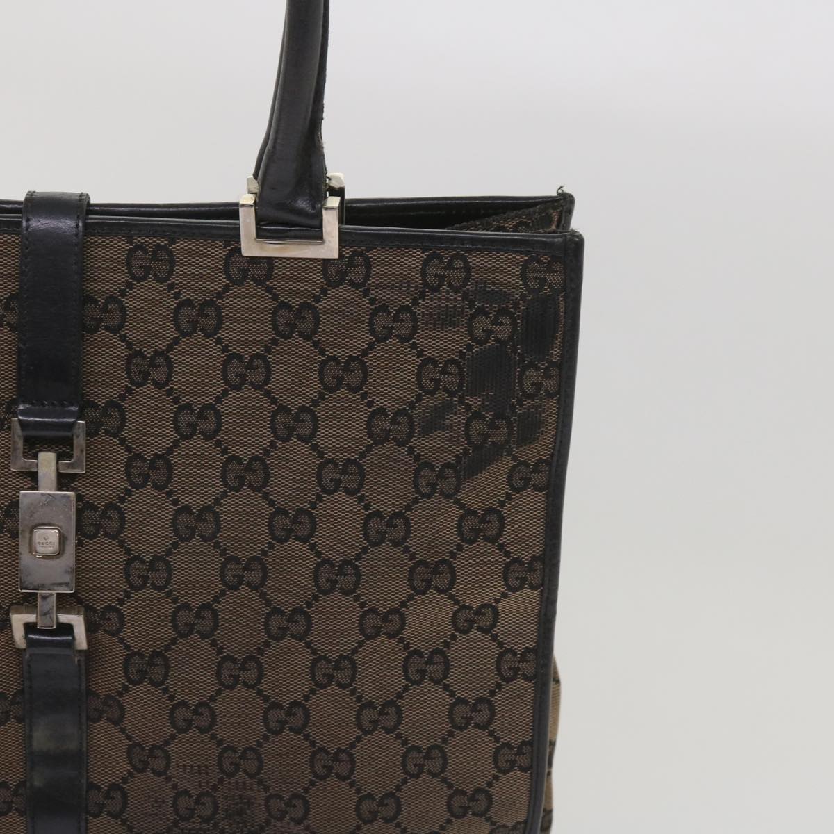 GUCCI GG Canvas Jackie Shoulder Bag 2Set Beige Orange 10661
