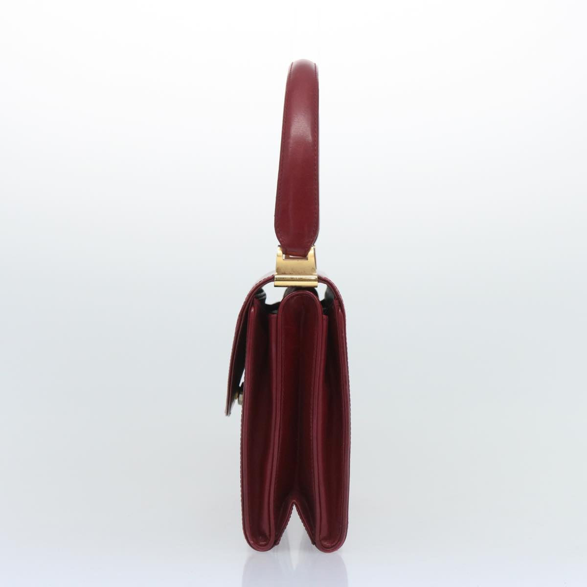 GUCCI Hand Bag Leather Red 001 3444 1638 10723