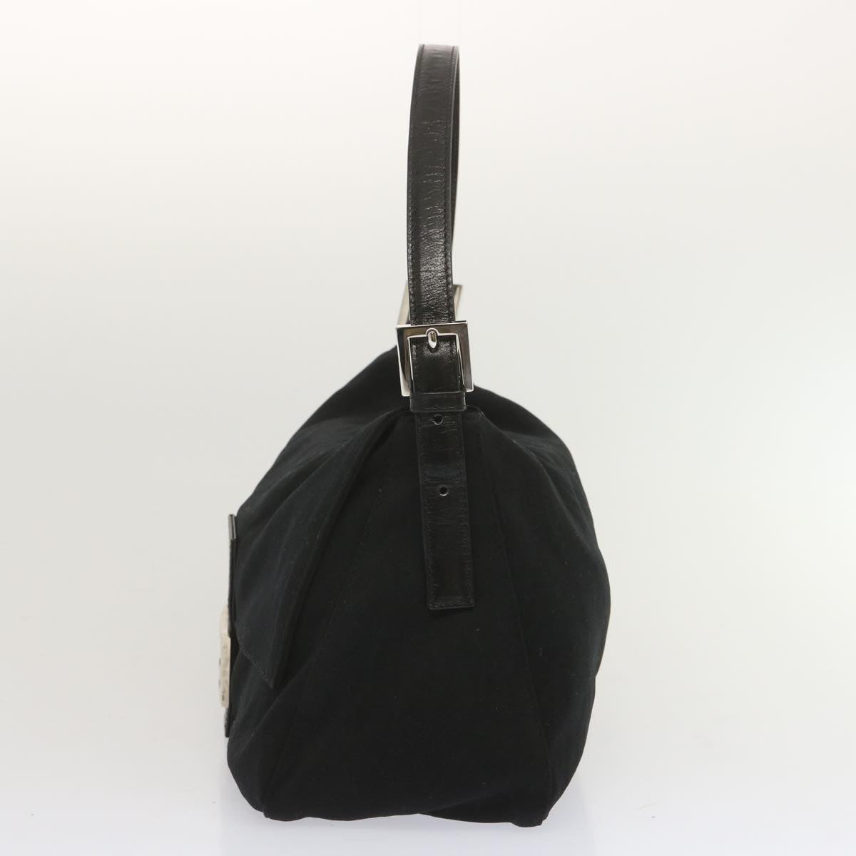 Luxury FendiMamma Baguette Shoulder Bag Nylon Blackyk11053
