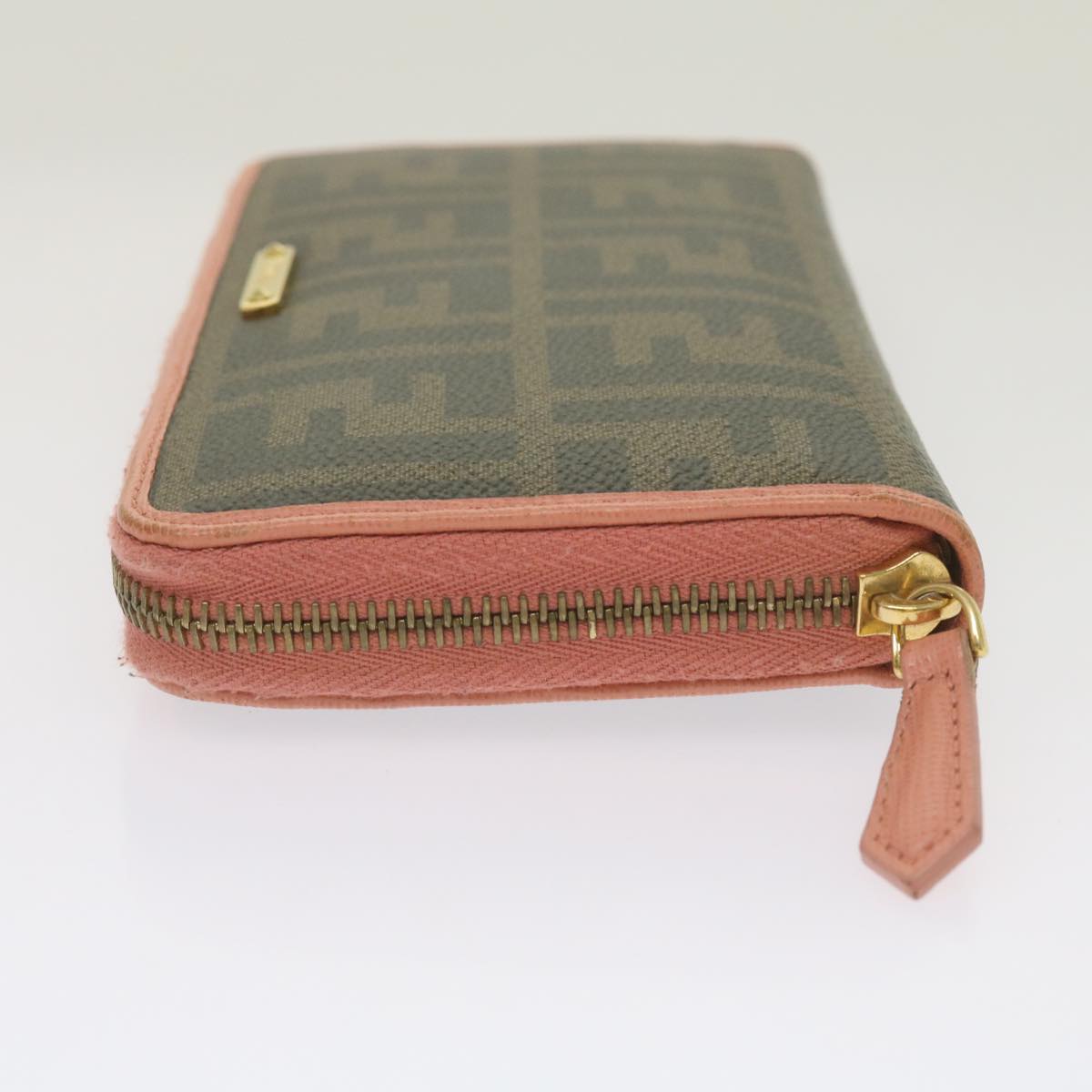 Luxury FendiZucca Canvas Long Wallet Black Brownyk11164
