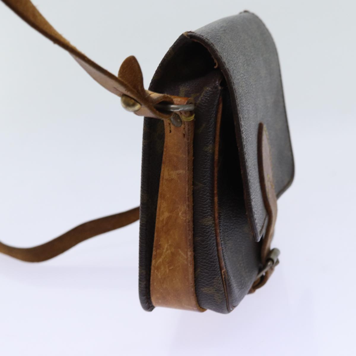 LOUIS VUITTON Monogram Cartouchiere PM Shoulder Bag Vintage M51254 yk11403