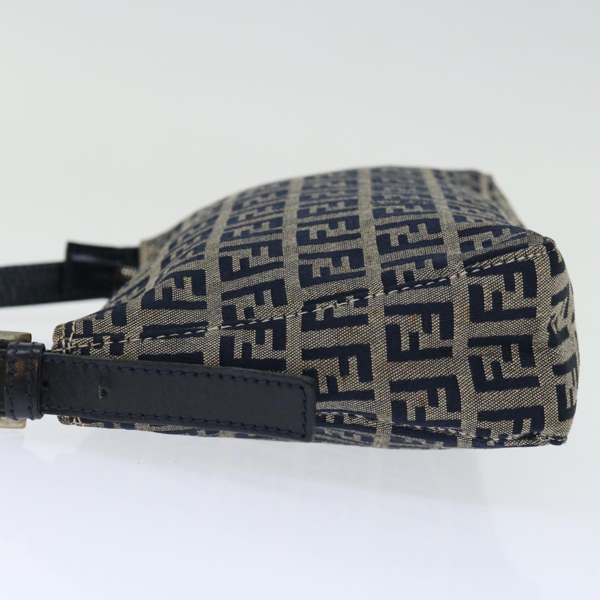 Luxury FendiZucchino Canvas Hand Bag Navyyk11547