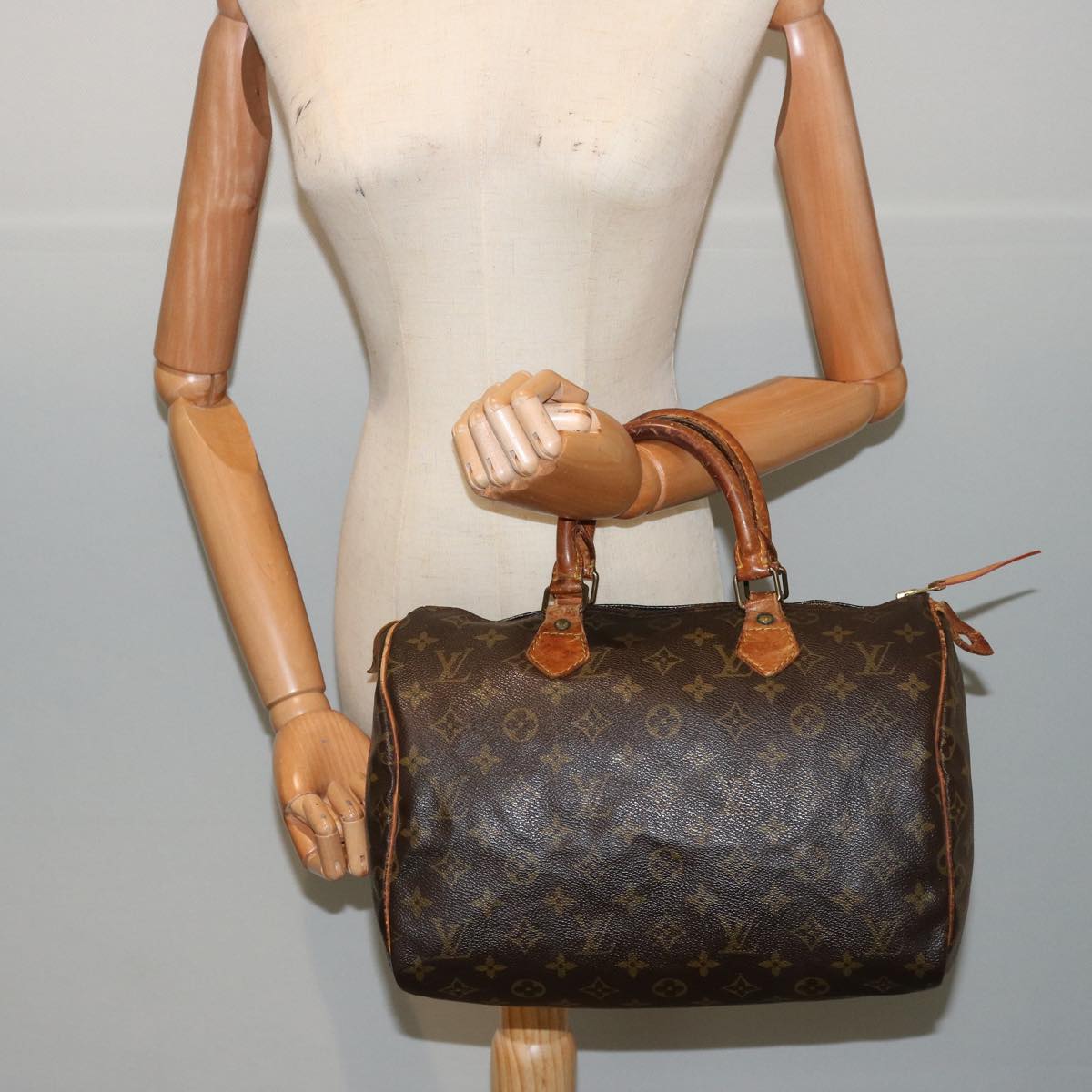 LOUIS VUITTON Monogram Speedy 30 Hand Bag M41526 LV yk12498