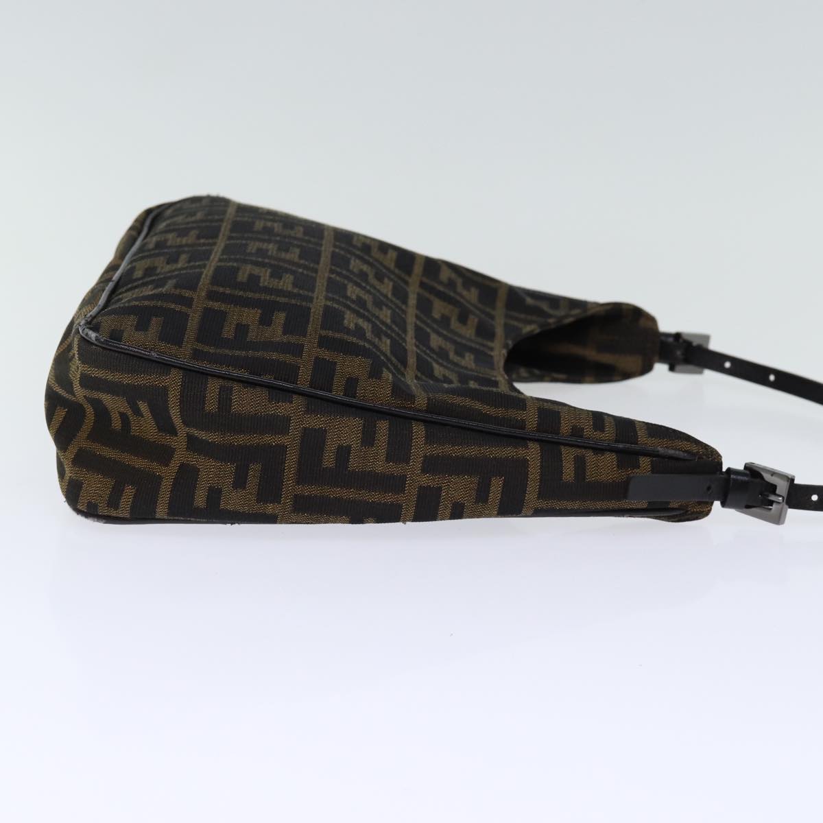 Luxury Fendi Zucca Canvas Hand Bag Brown Blackyk12507