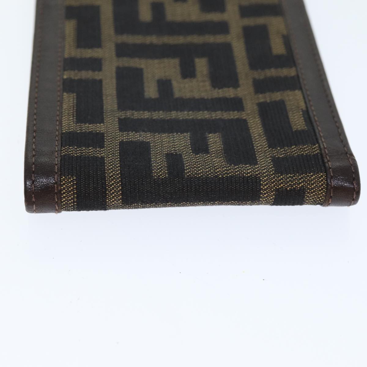 Luxury Fendi Zucca Canvas Wallet Black Brownyk12540