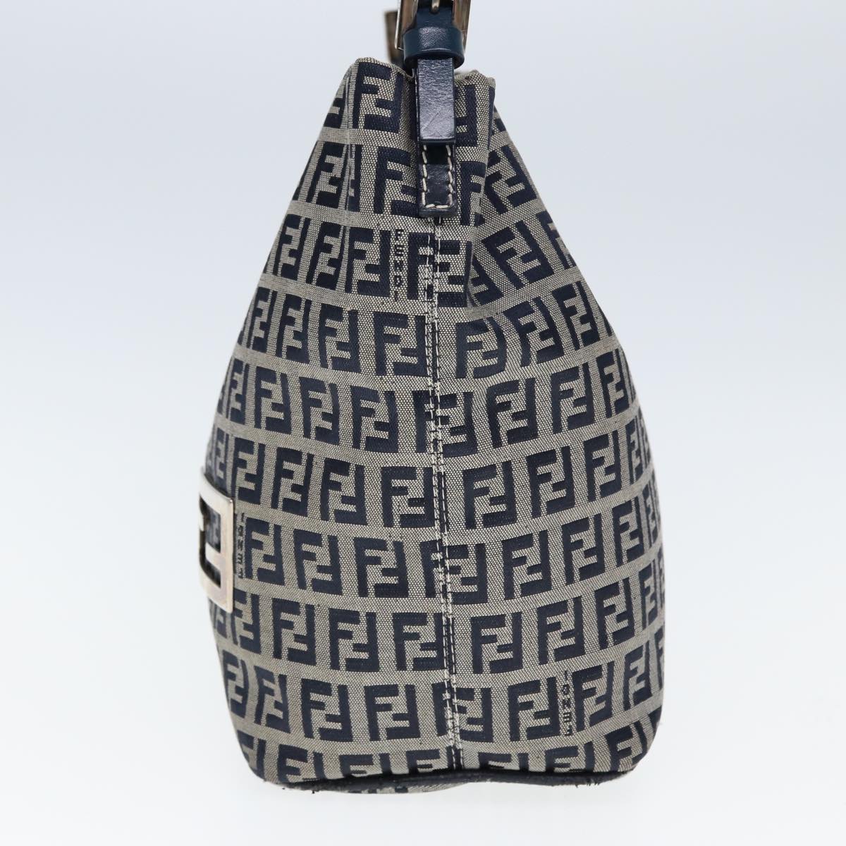 Luxury Fendi Zucchino Canvas Hand Bag Navyyk12887