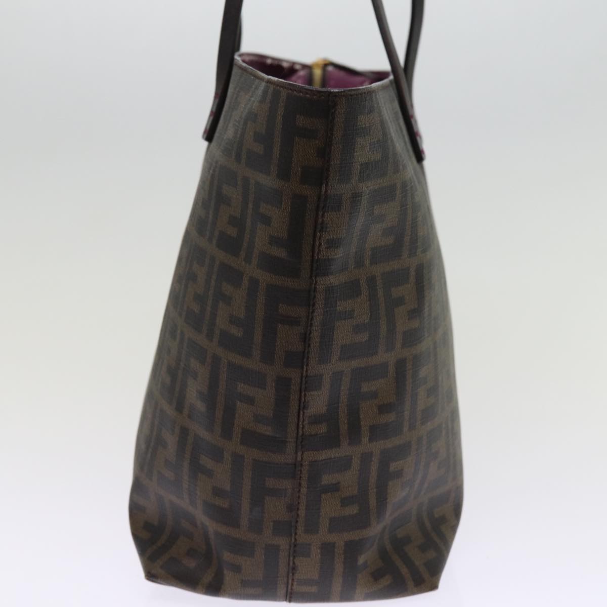 Luxury Fendi Zucca Canvas Tote Bag Black Brownyk12917