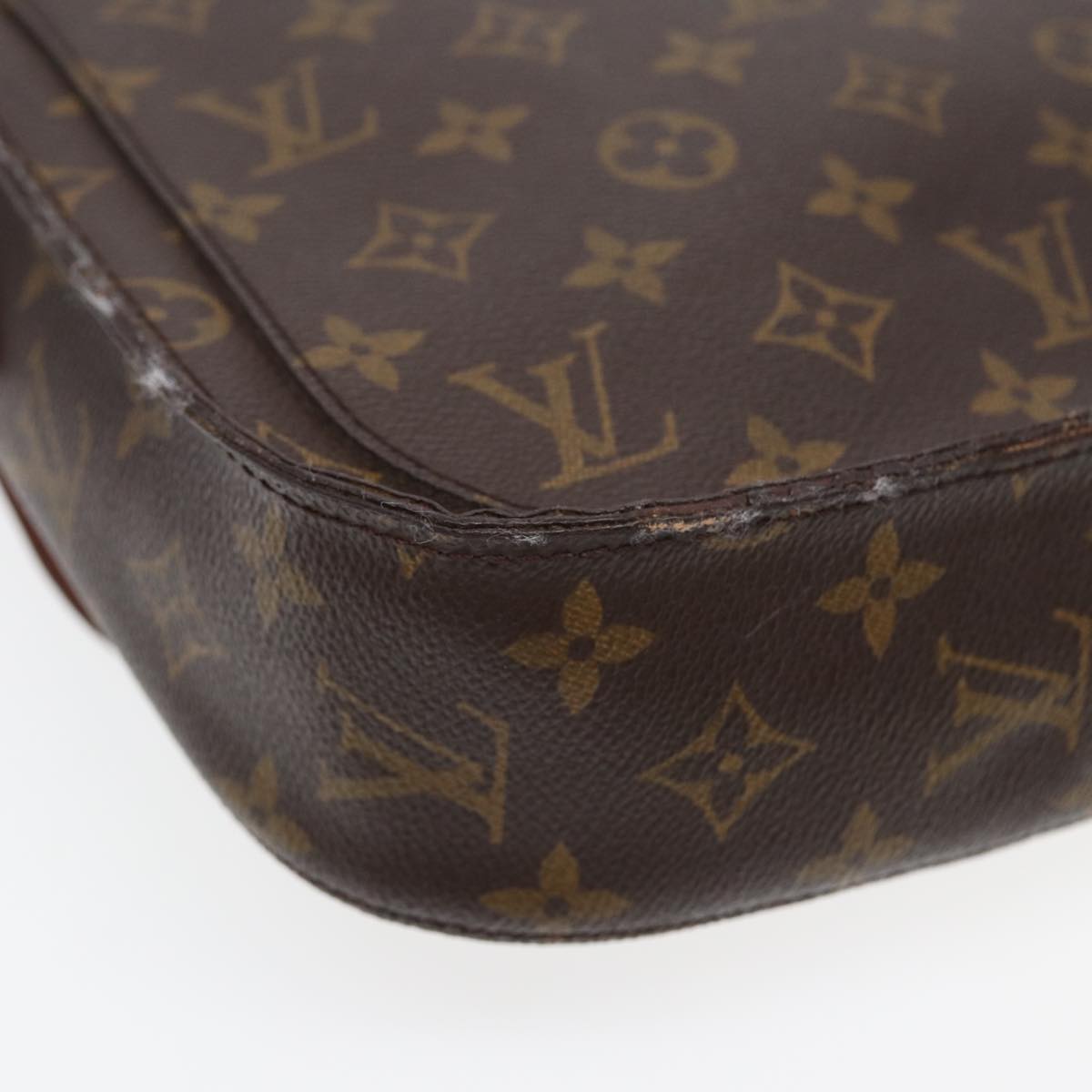 LOUIS VUITTON Monogram Saint Cloud GM Shoulder Bag M51242 LV yk13835