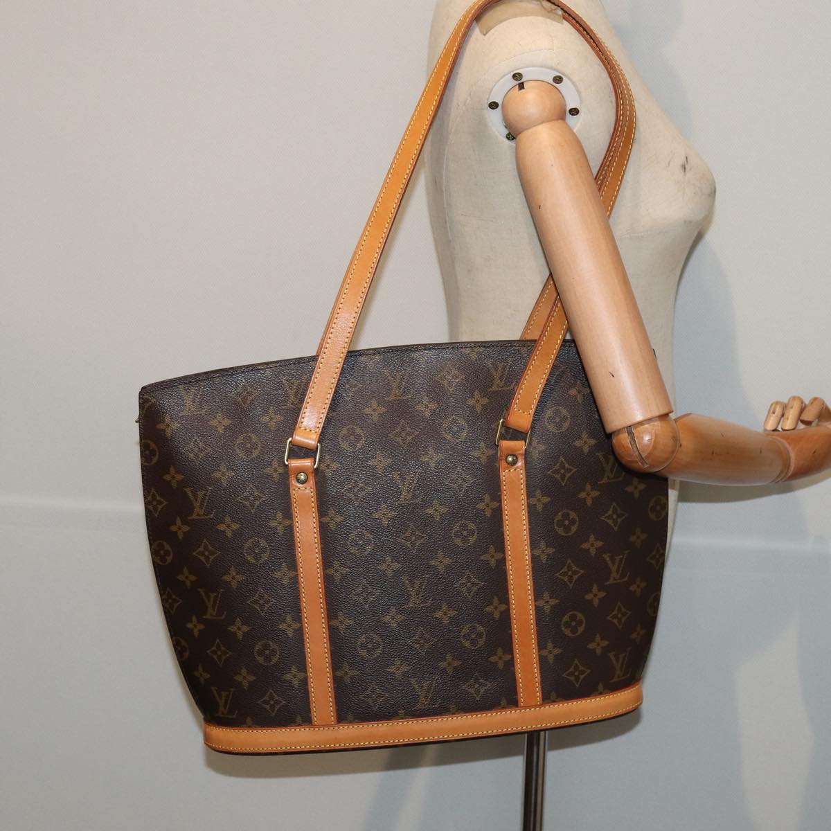 LOUIS VUITTON Monogram Babylone Tote Bag M51102 LV yk13870