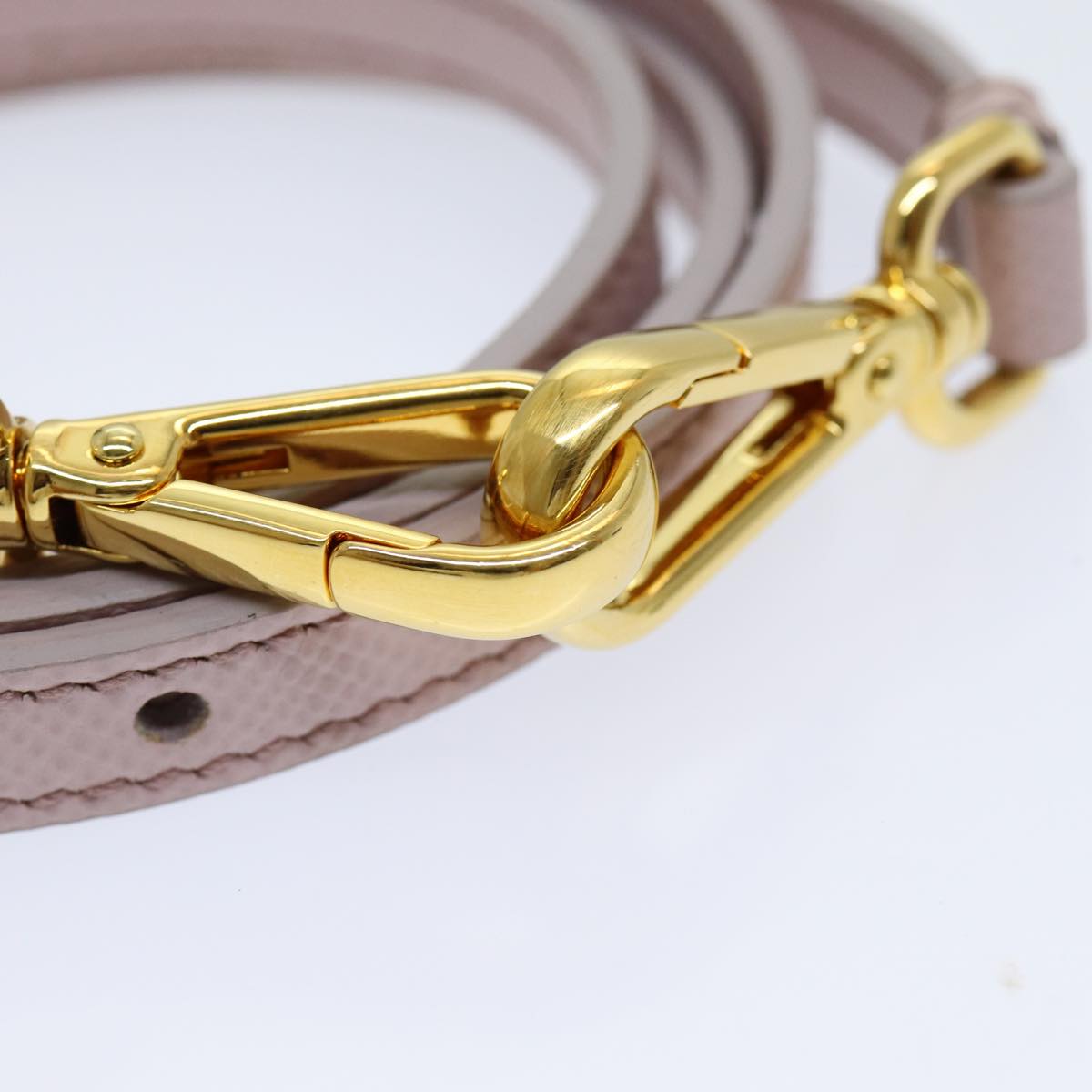 Luxury Prada Adjustable Shoulder Strap Safiano leather 43.3""-47.6"" Pink yk14258