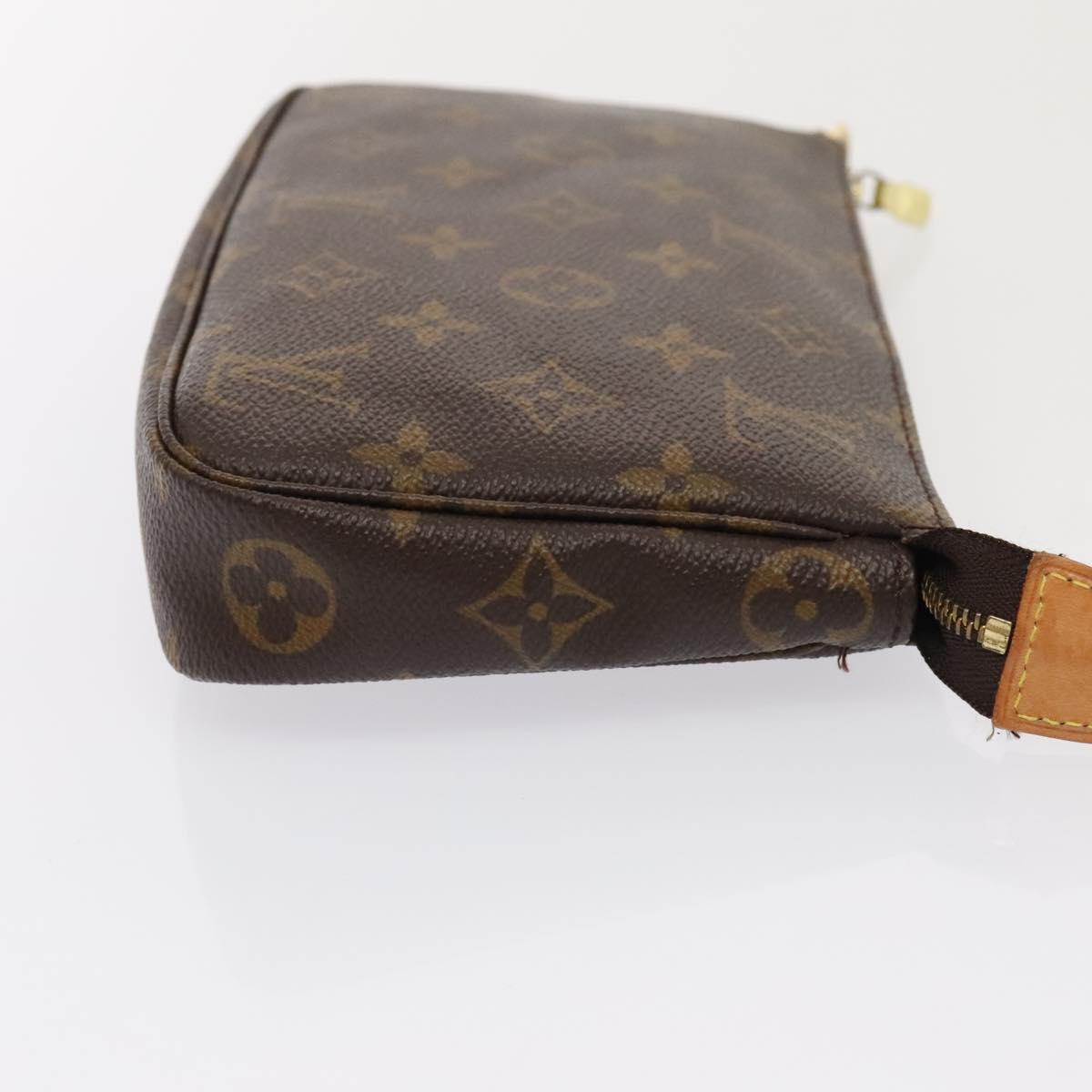 LOUIS VUITTON Monogram Pochette Accessoires Pouch M51980 LV yk14495