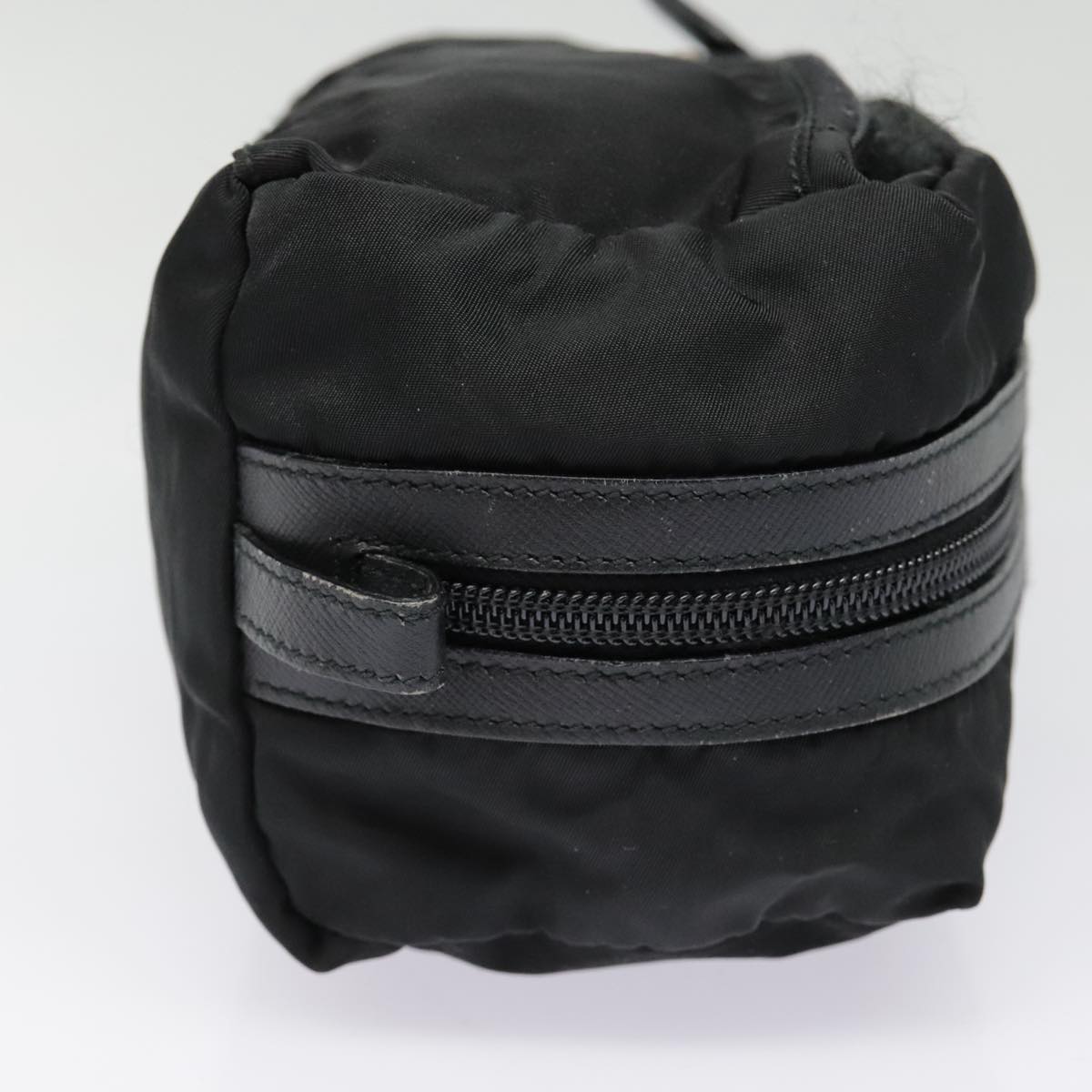 Luxury Prada Pouch Nylon Black Silver yk15126