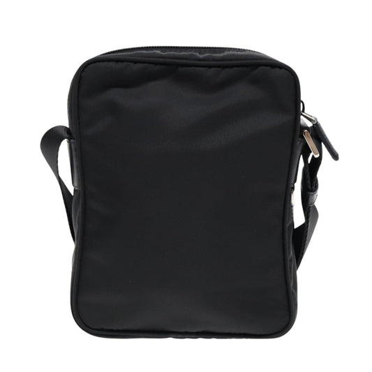 Luxury Prada Shoulder Bag Nylon Black Silver yk15293