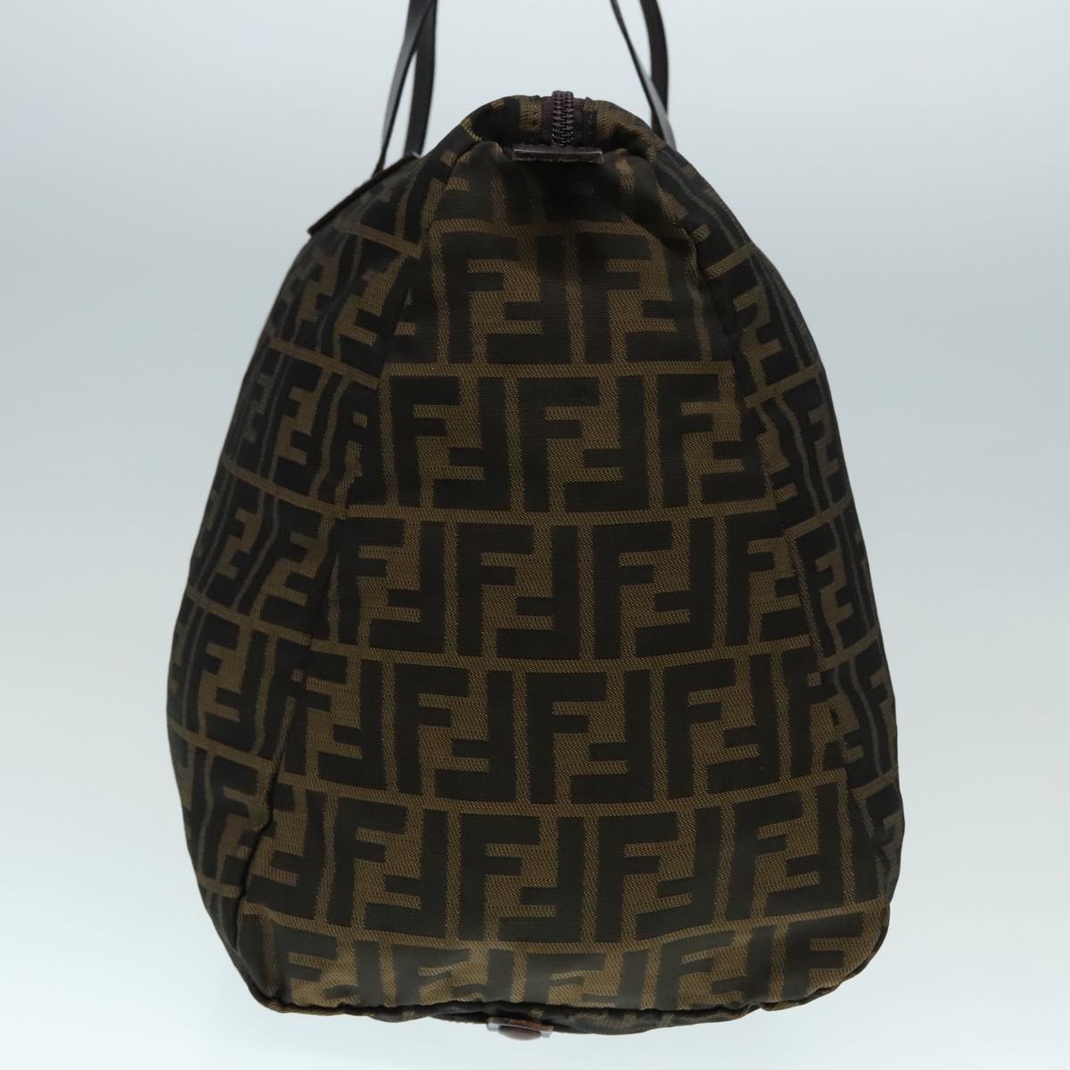 Luxury Fendi Zucca Canvas Boston Bag Brownyk15391