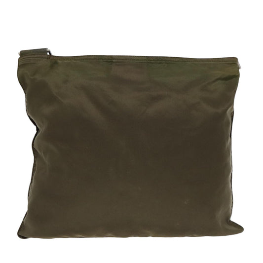 Luxury Prada Shoulder Bag Nylon Khaki yk15402