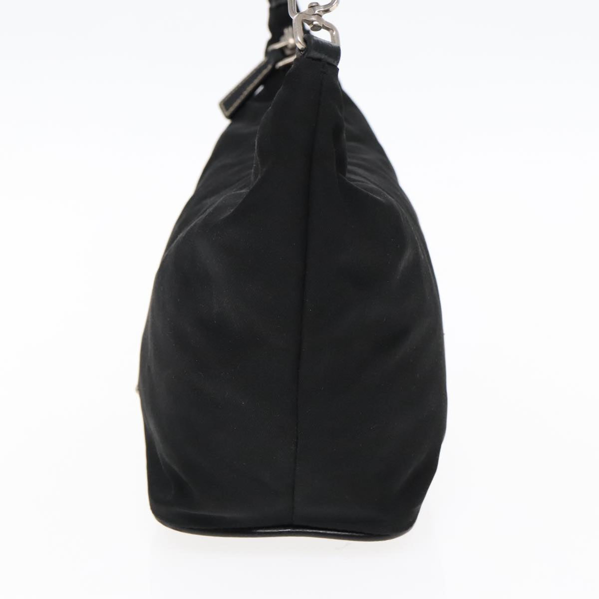 Luxury Prada Hand Bag Nylon Black Silver yk15631