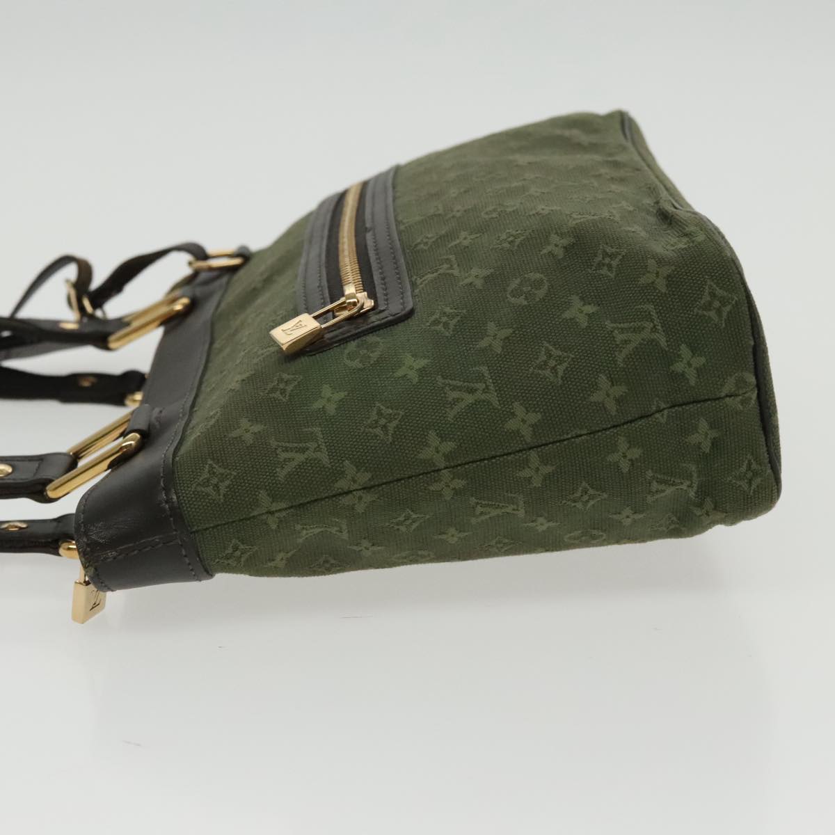 LOUIS VUITTON Monogram Mini Lucille PM Hand Bag TST Khaki M92682 LV yk15696
