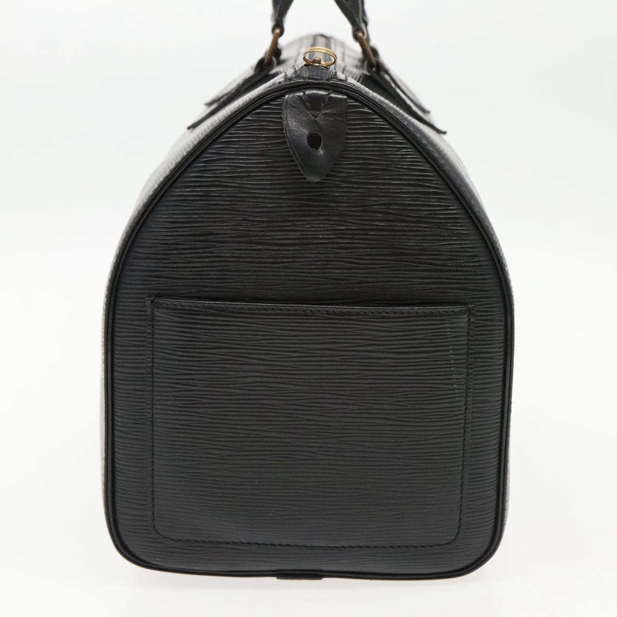 LOUIS VUITTON Epi Speedy 35 Hand Bag Black M42992 LV yk15708