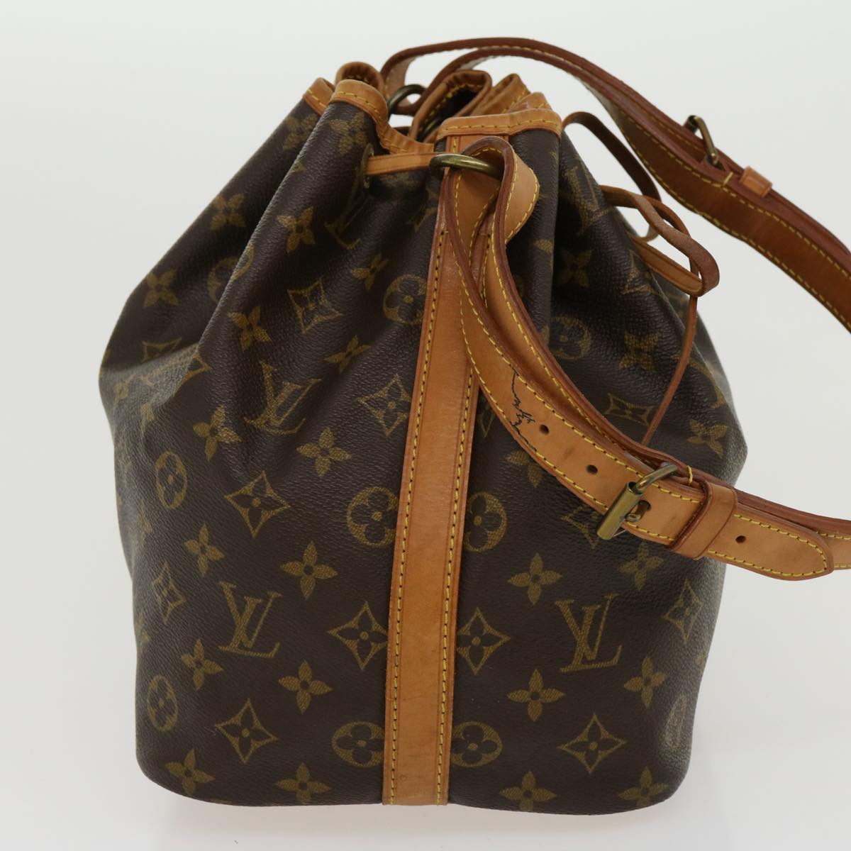 LOUIS VUITTON Monogram Petit Noe Shoulder Bag M42226 LV yk4750