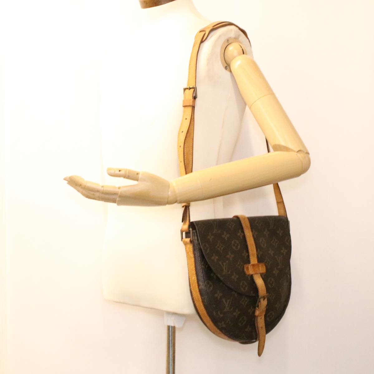 LOUIS VUITTON Monogram Chantilly GM Shoulder Bag M51232 LV yk5697
