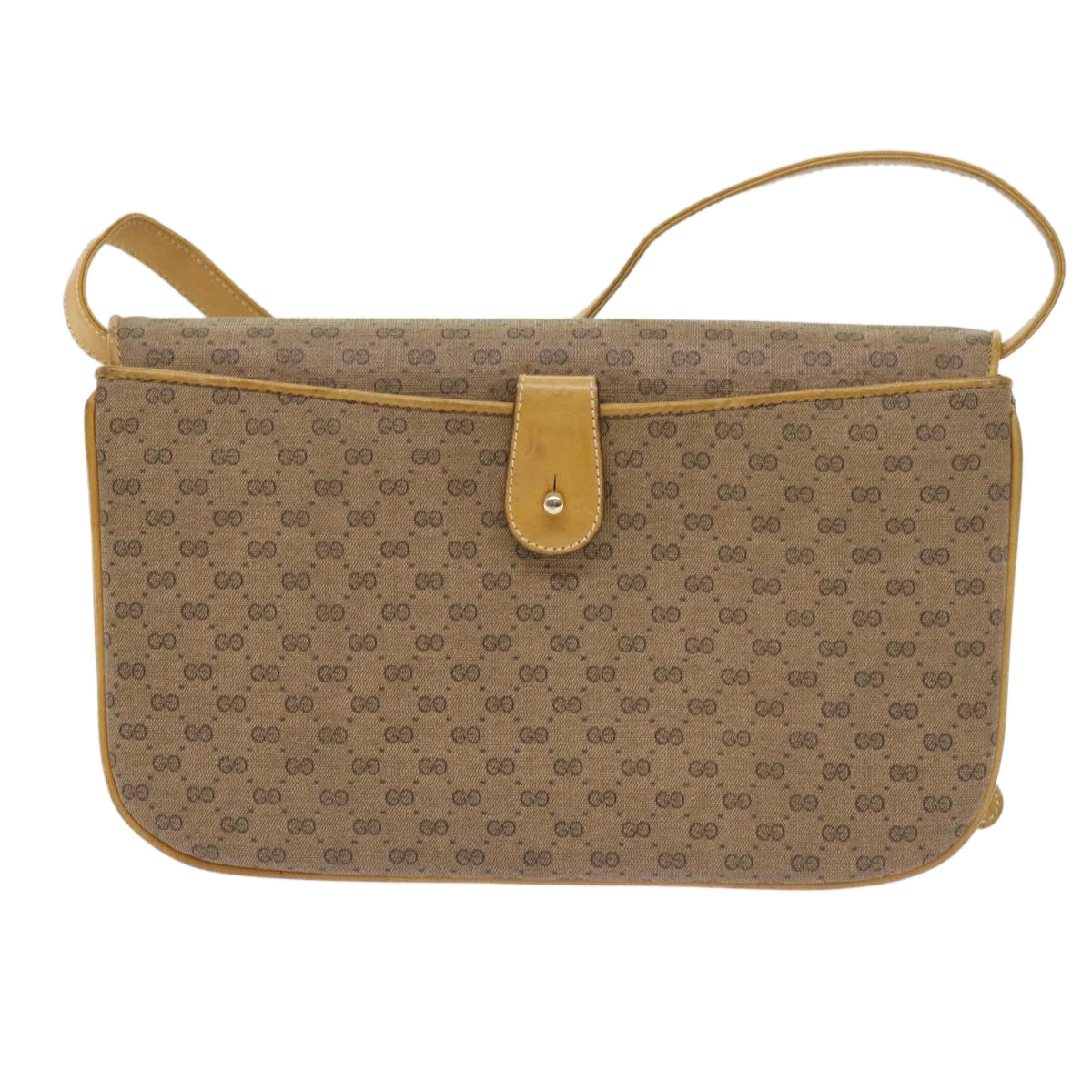 Luxury Gucci Micro GG Canvas Shoulder Bag PVC Leather Beige 004 106 0024 8694