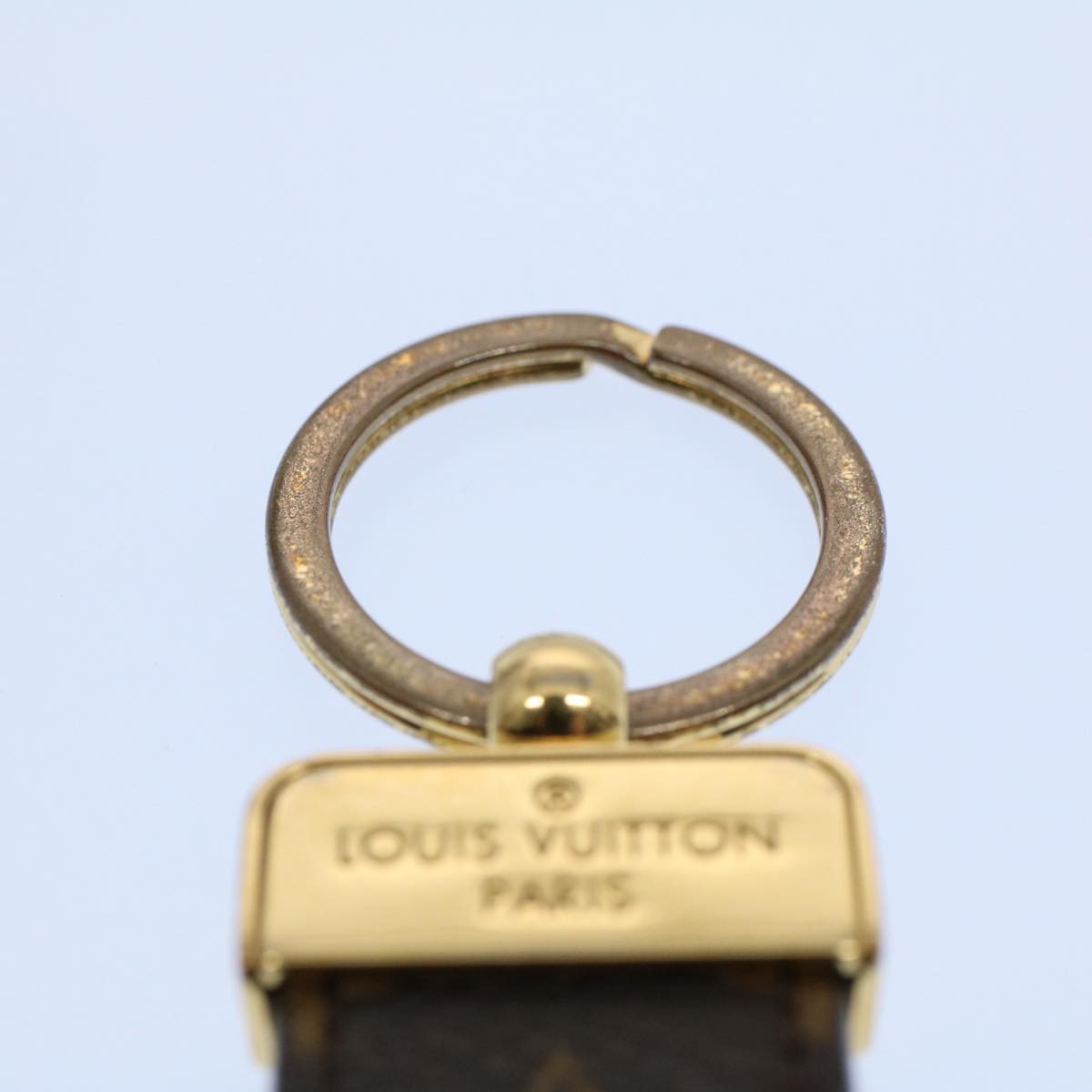 LOUIS VUITTON Monogram Porte Cles Dragonne Key Holder M65221 LV yk8742