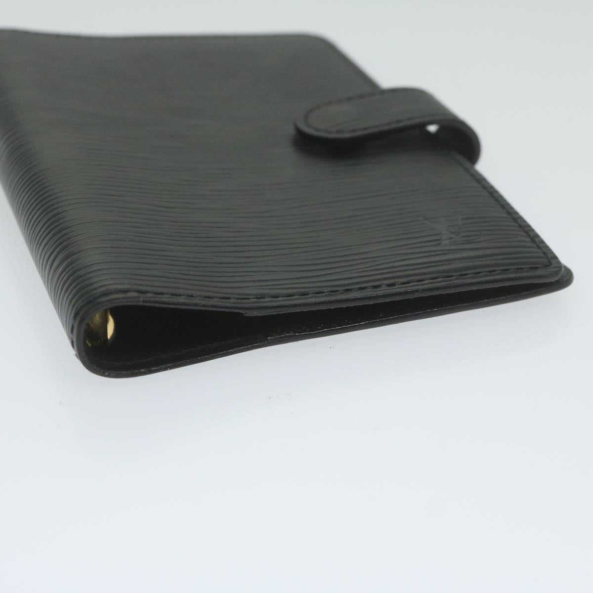 LOUIS VUITTON Epi Agenda PM Day Planner Cover Black R20052 LV yk9865