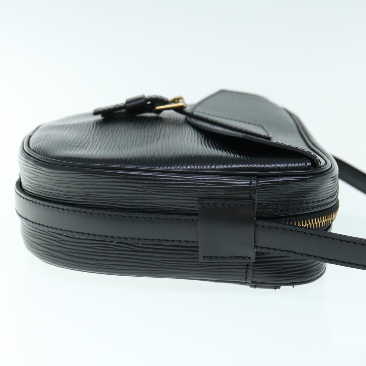 LOUIS VUITTON Epi Jeune Fille MM Shoulder Bag Black M52152 LV yk9913