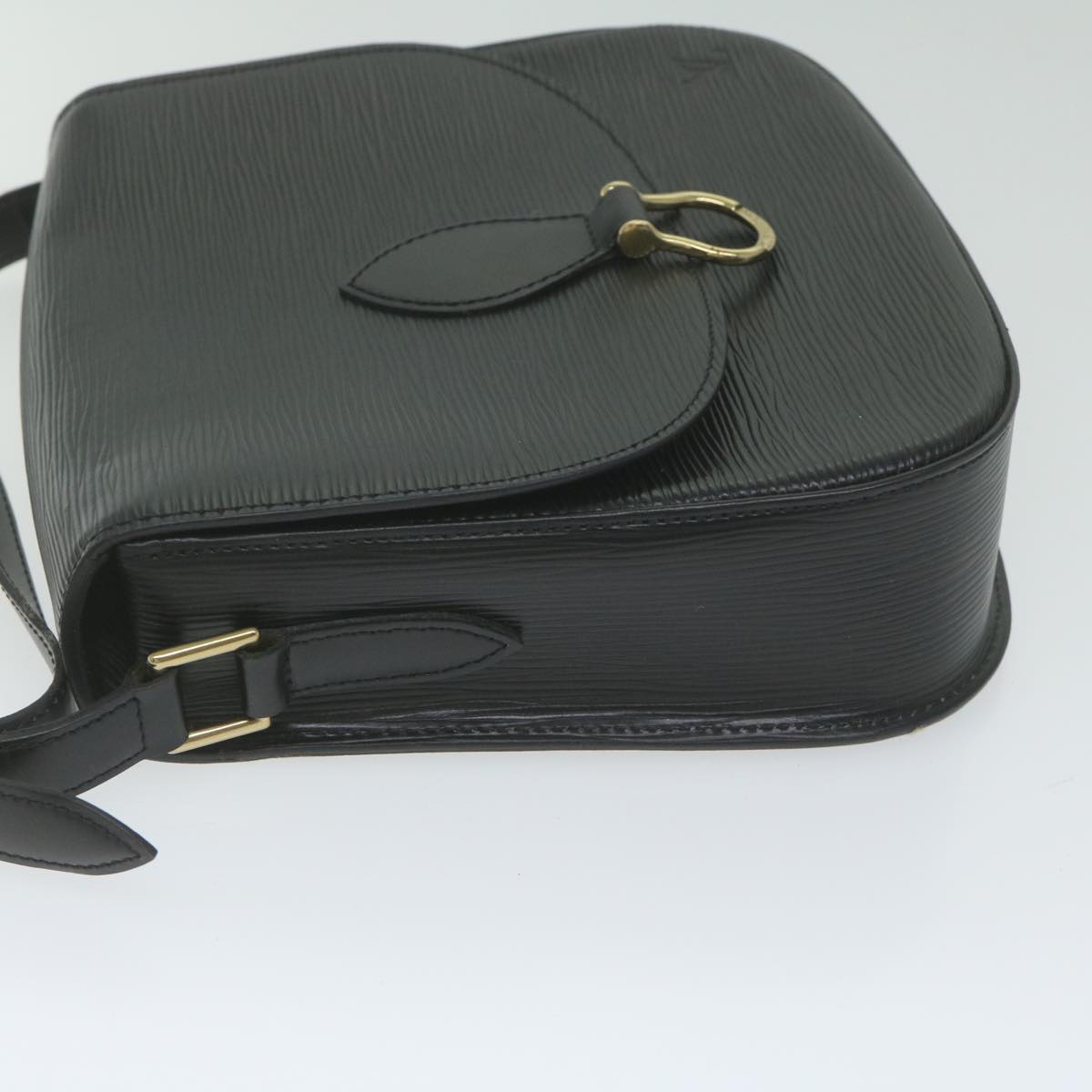 LOUIS VUITTON Epi Saint Cloud GM Shoulder Bag Black M52192 LV yk9961