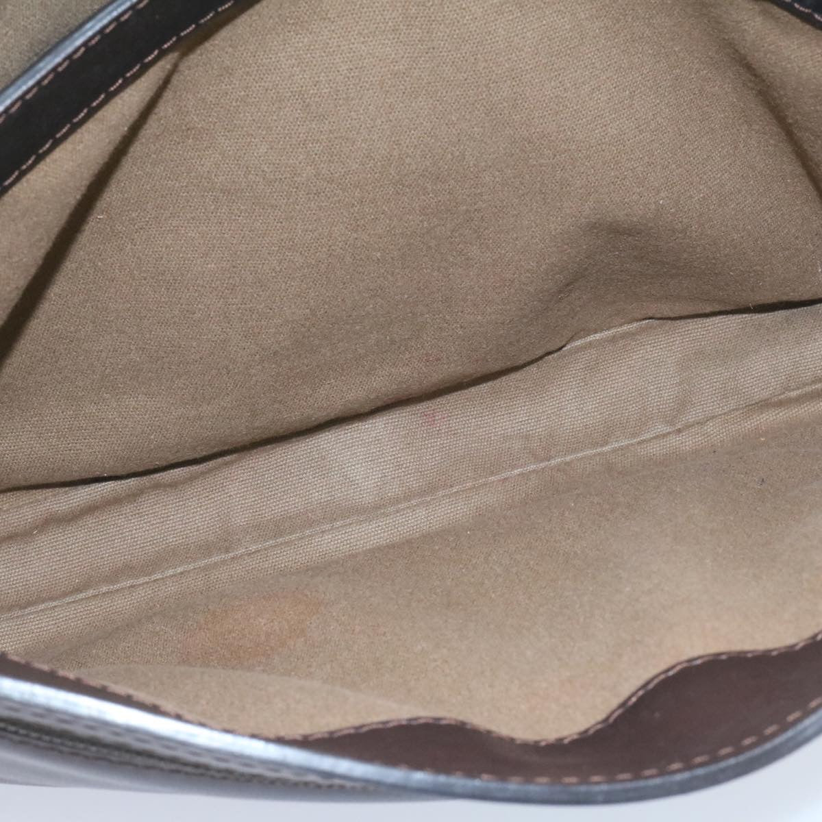LOUIS VUITTON Utah Shoulder Bag Leather Brown LV yt676