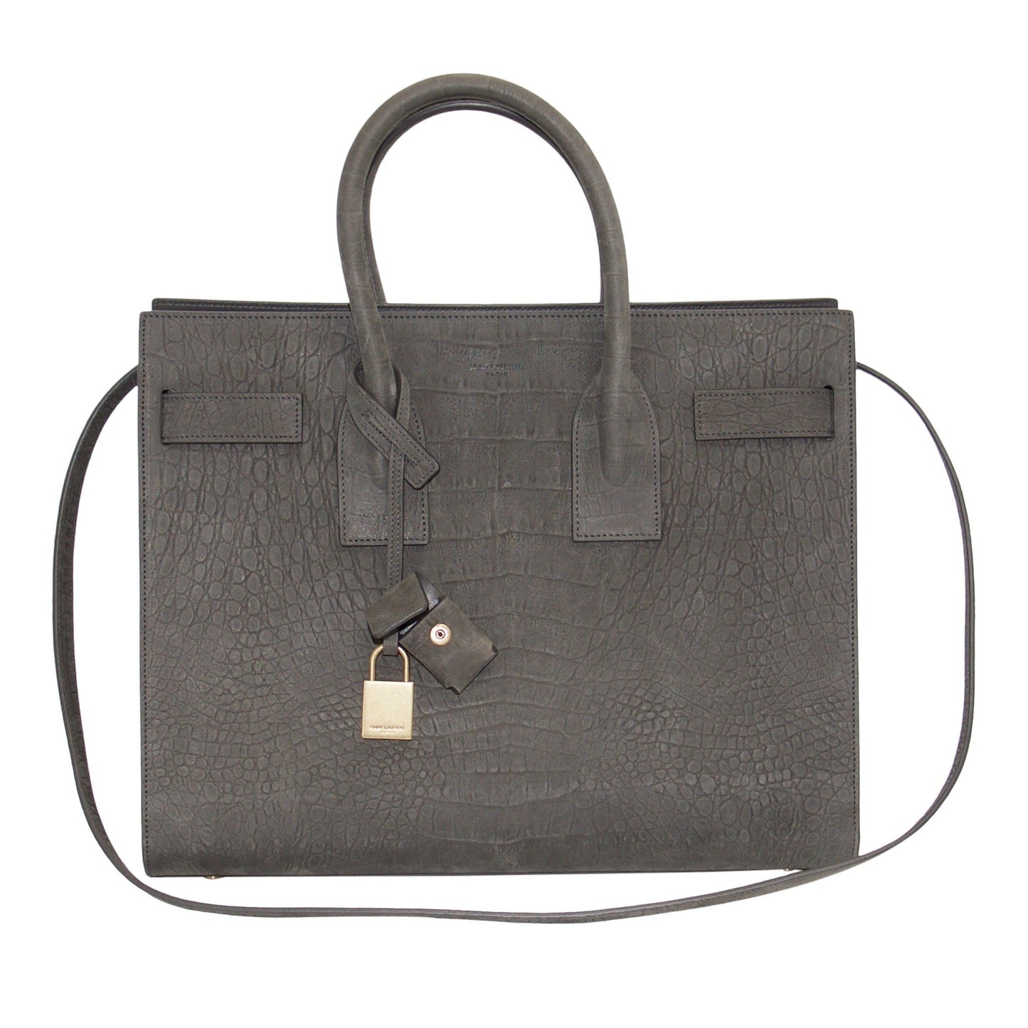 Yves Saint Laurent Crocodile-Embossed Sac De Jour