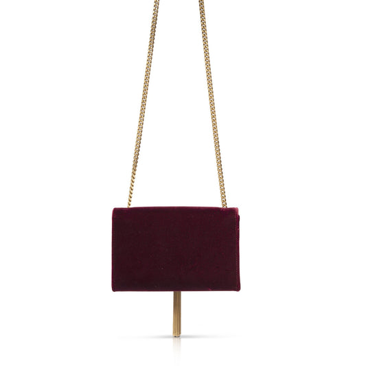 Yves Saint Laurent Velvet Kate Tassel Bag