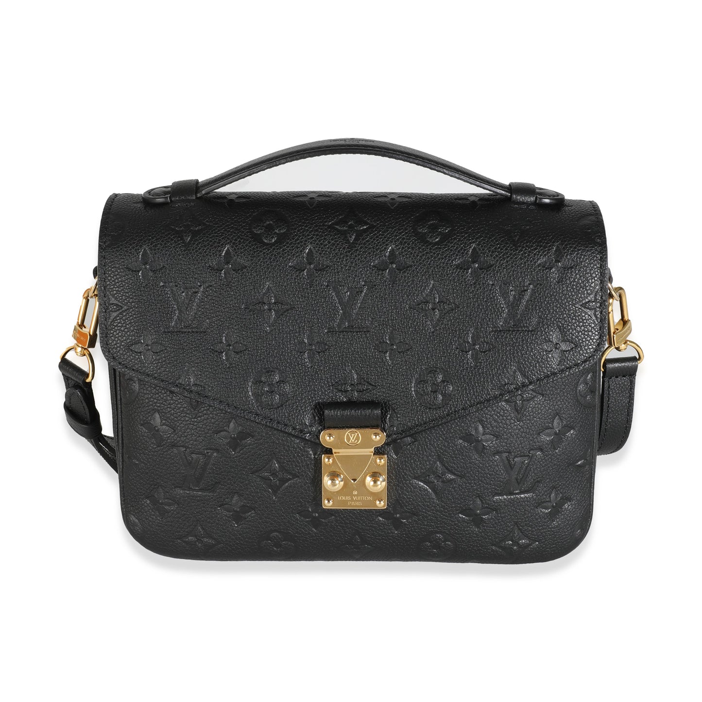 Louis Vuitton Black Monogram Empreinte Pochette Metis