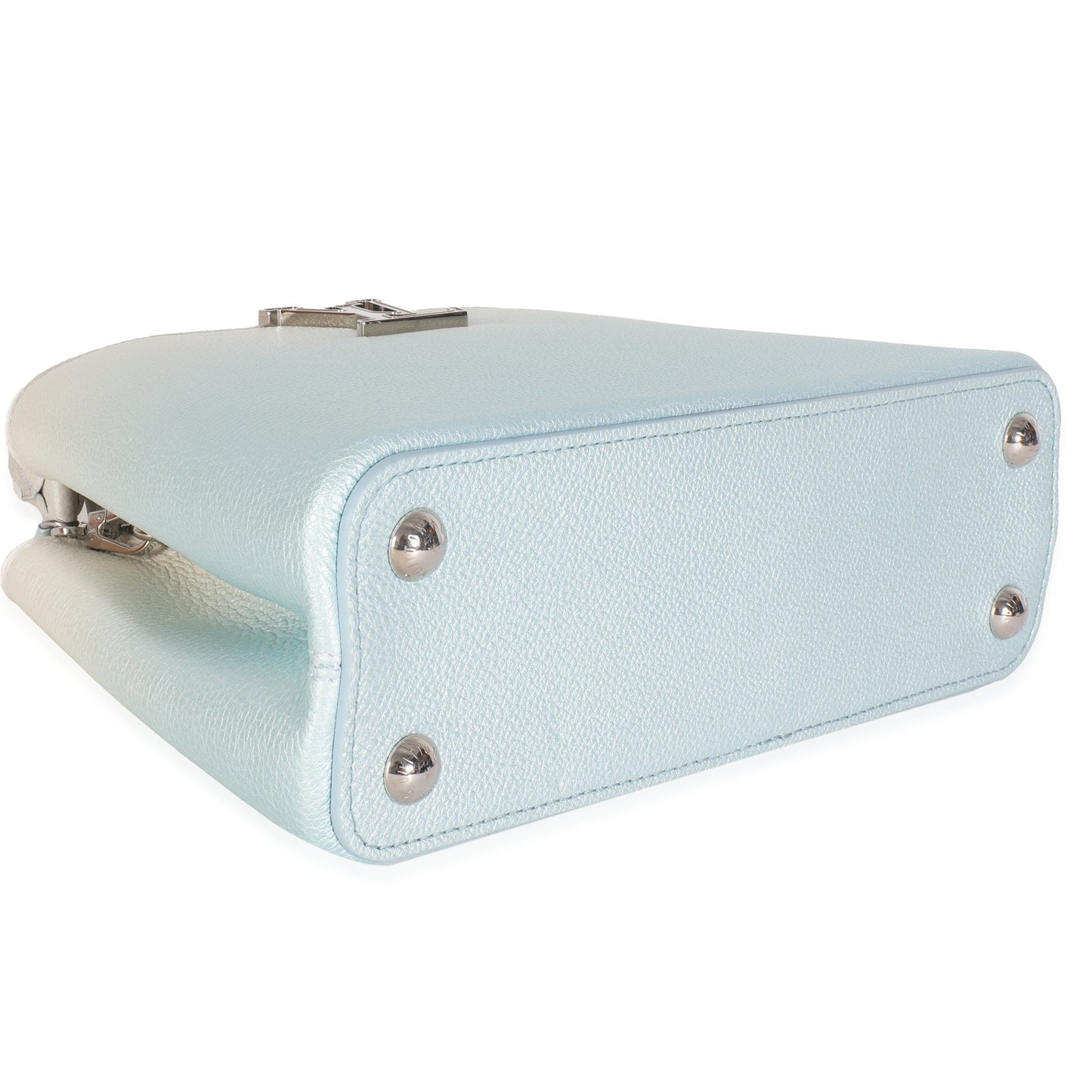 Louis Vuitton Blue Metallic Ombre Taurillon Capucines BB