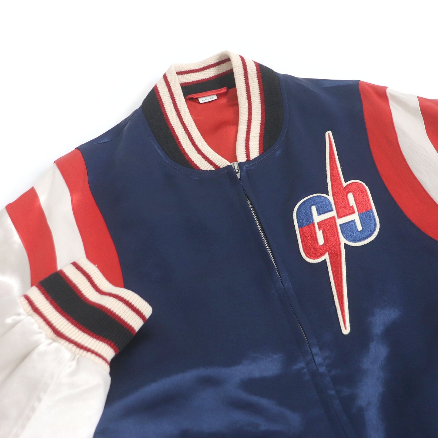 Luxury Gucci Trending 2025 Double G Logo Souvenir Jacket 44