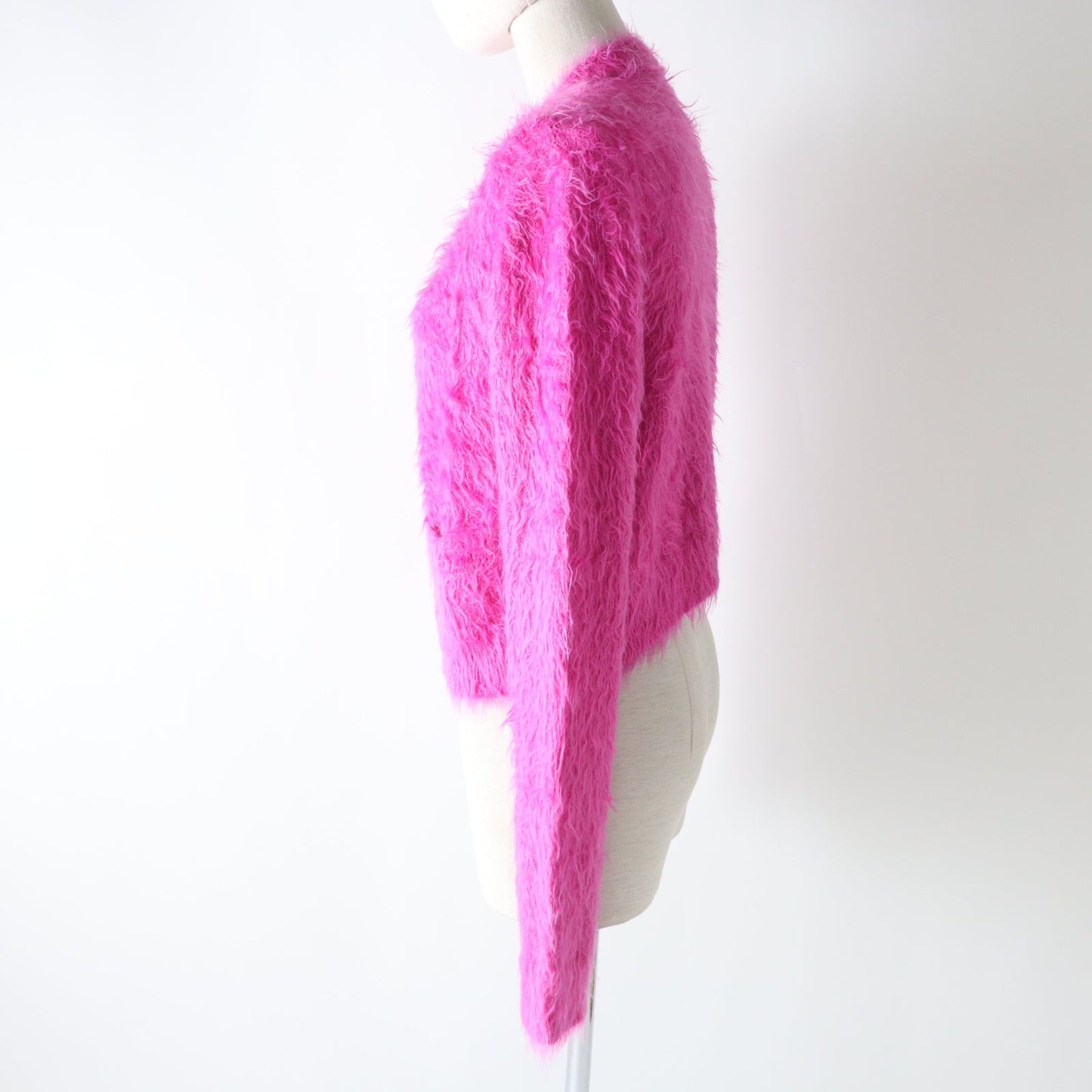 Luxury Gucci Trending 2025 GG Embroidery Logo Button Cardigan Pink S