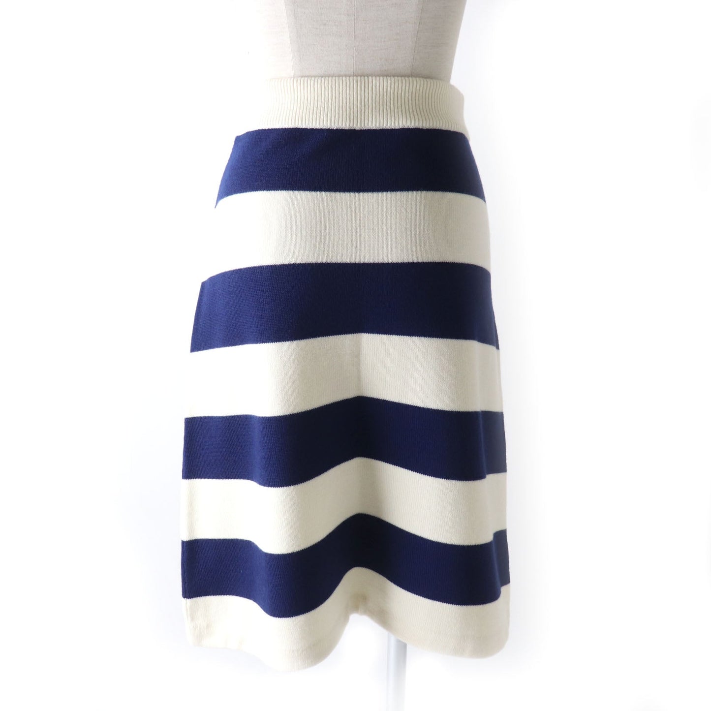 Luxury Gucci Trending 2025 Wool Striped Knit Skirt XS