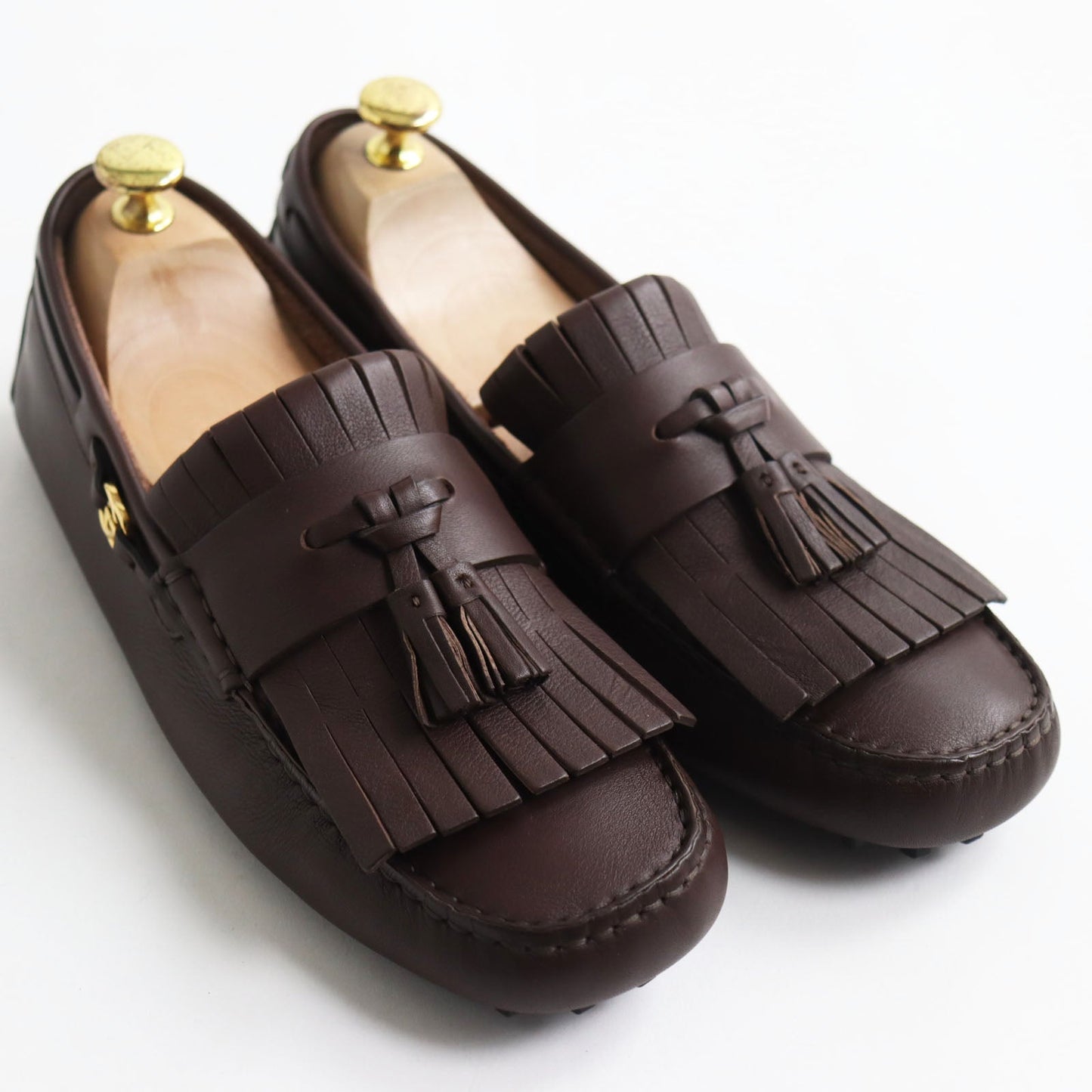 Luxury Gucci Trending 2025 Leather Loafers 7.5 Interlocking G