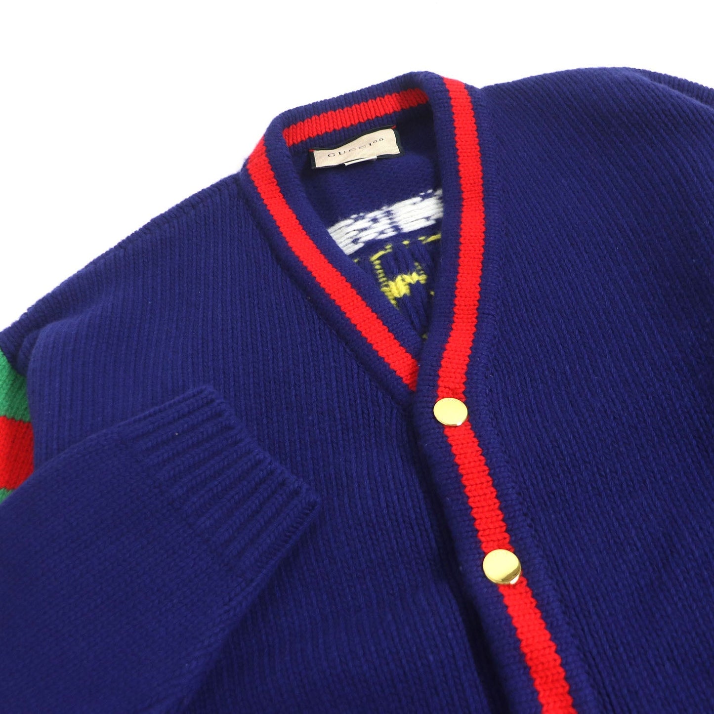Luxury Gucci Trending 2025 100th Anniversary Logo Knit Cardigan
