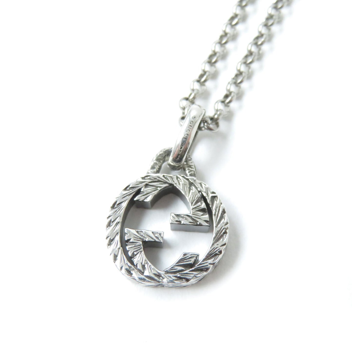 Luxury Gucci Trending 2025 Arabesque AG925 Silver Necklace Pendant