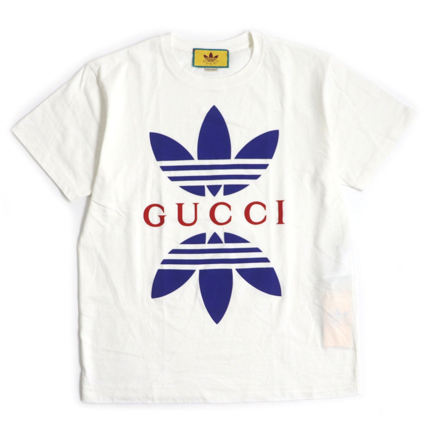 Luxury Gucci Trending 2025 adidas Trefoil Logo Cotton T-shirt White S