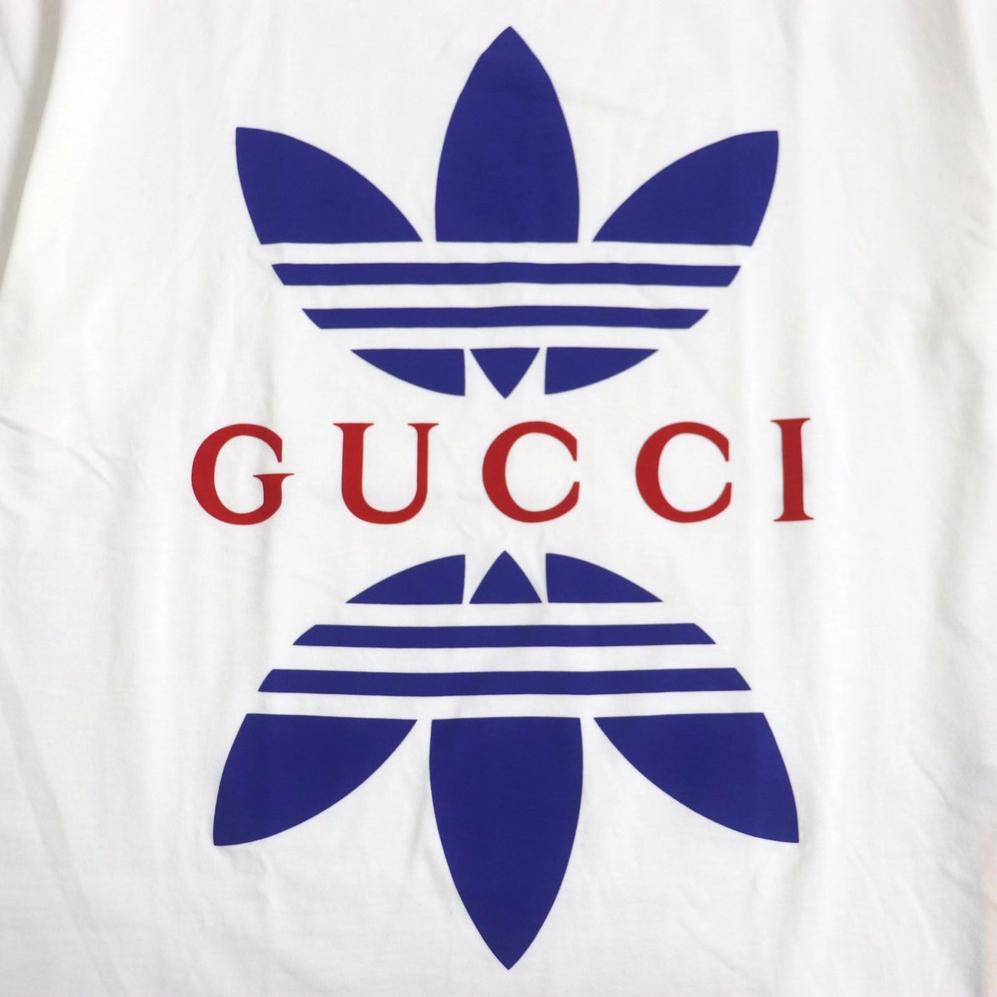 Luxury Gucci Trending 2025 adidas Trefoil Logo Cotton T-shirt White S