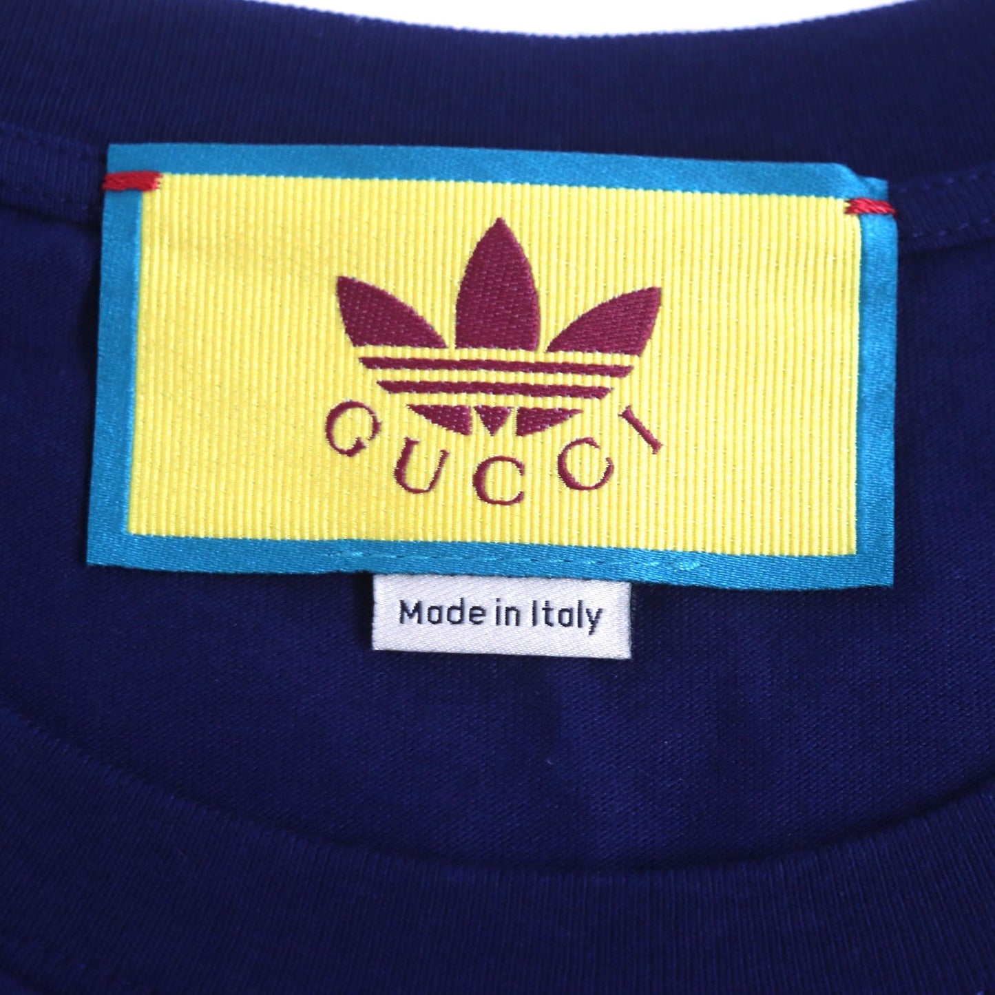 Luxury Gucci Trending 2025 Trefoil Logo Cotton T-shirt Navy S