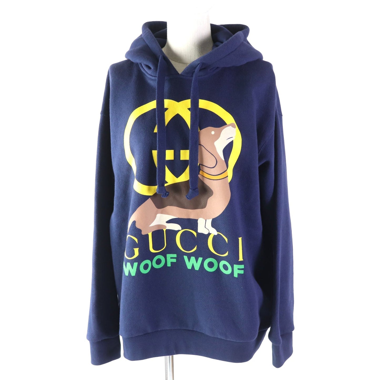 Luxury Gucci Trending 2025 Cotton Interlocking G Pullover Navy XS