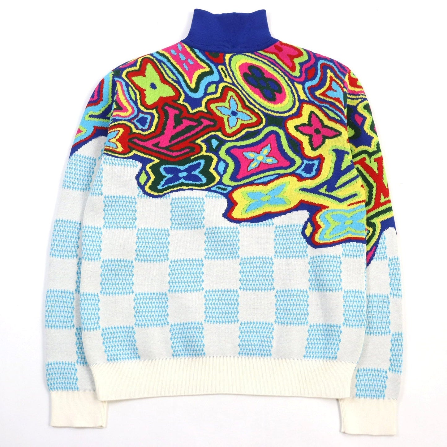 LOUIS VUITTON knit HKN79W cotton Multicolor All-over Pattern S