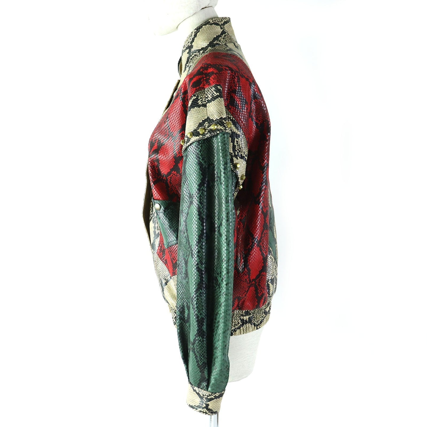 Luxury Gucci Trending 2025 Leather 2WAY Bomber Jacket 38