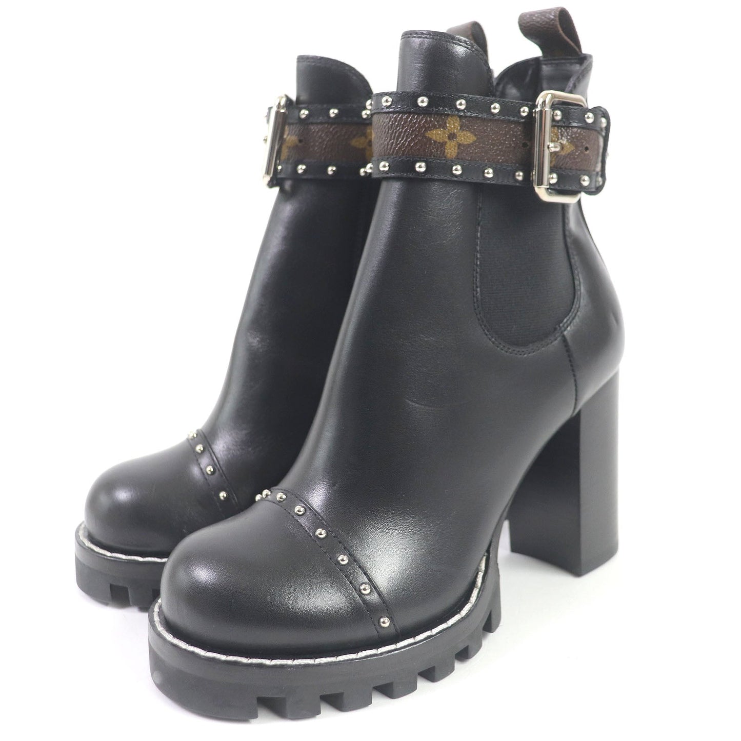 LOUIS VUITTON Ankle boots Main: Leather black Star trail line Women 36