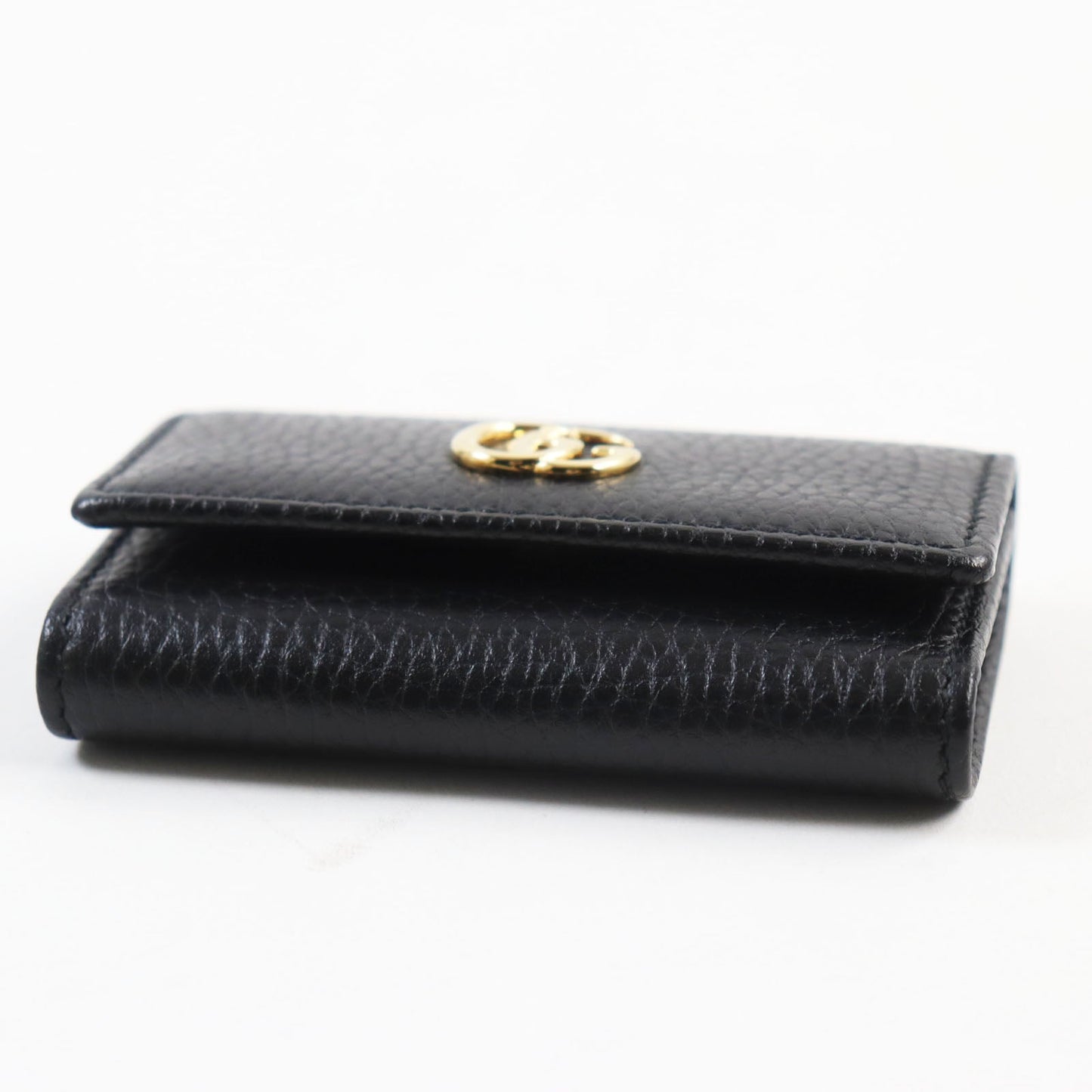 Luxury Gucci Trending 2025 GG Marmont Leather Key Holder 456118